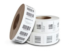 labels printed on rolls example